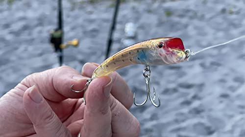 Nomad Design Maverick Fishing Lures, Inshore Suspending Jerkbait, with Autotune Technology, Suitable for Snook, Stripers, ...
