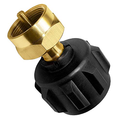 DOZYANT Propane Refill Adapter, LP Gas Cylinder Tank Coupler - Fits QCC1 / Type1 Propane Tank and 1 lb Throwaway Disposabl...