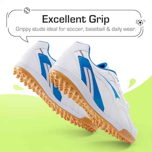 DREAM PAIRS Boys Girls Soccer Cleats Kids Youth Baseball Softball Cleats Outdoor Sneaker for Little/Big Kid/Toddler