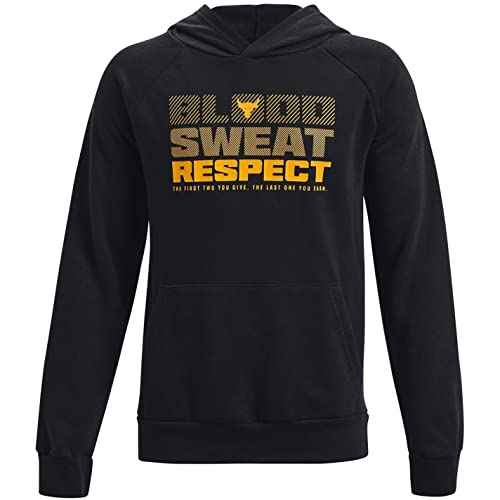 Under Armour Boys' Project Rock Charged Cotton Youth Hoodie