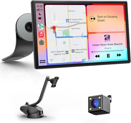 Avylet 9" CarPlay Screen for Car with Apple CarPlay & Android Auto, Portrait & Landscape Mode, Touchscreen & Backup Camer...