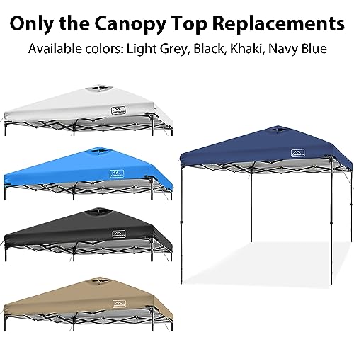 KAMPKEEPER Replacement Top Pop Up Canopy Tent Cover Roof with Air Vent and Adjustable Elastic Strap, Polyester UV Waterpro...
