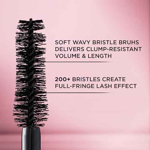 L'Oreal Paris Voluminous Lash Paradise Waterproof Mascara, Blackest Black, 0.25 Fl Oz (Pack of 1) Packaging May Vary