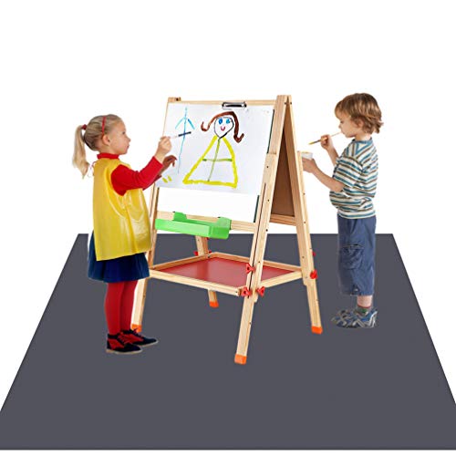 Baby Splat Mat for Under High Chair, 60 x 60 Inch Splash Mat, Waterproof and Washable Spill Mat, Anti-Slip Floor Protector