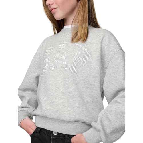 GAP girls Logo Crew Sweatshirt