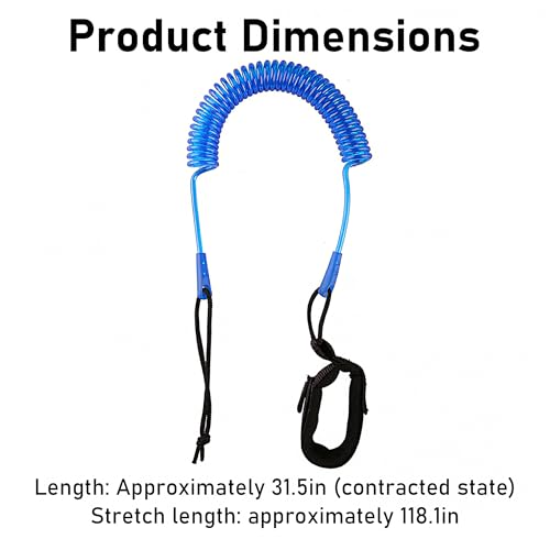 Surfboard Lanyard Surfboard Leash Paddle Board Foot Rope Safety Foot Water Ski Foot Rope Surf Leash for Surfboards