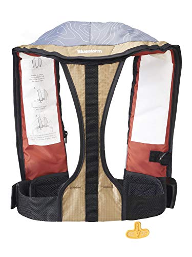 BLUESTORM Stratus 35 Inflatable Life Jacket PFD for Adults | US Coast Guard (USCG) Approved Automatic Self Inflating Life ...