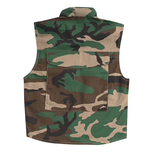 Rothco Kids Ranger Vest - Woodland Camo