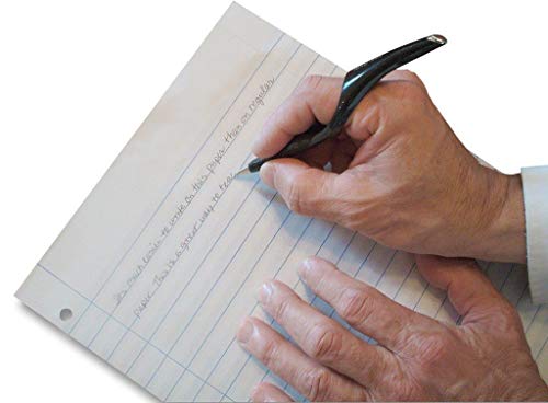 Grandee Ring Pen Ergonomic Ball Point Pen with 2 Refills (Black Ink)