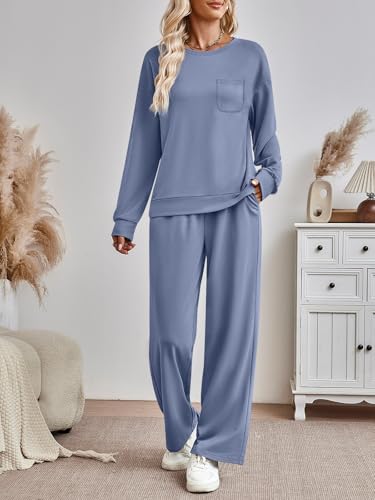 AUTOMET Womens Sweatsuits 2 Piece Lounge Matching Outfits Sweat Sets Tracksuit Travel Sweatshirts Fall Fashion Clothes 2026