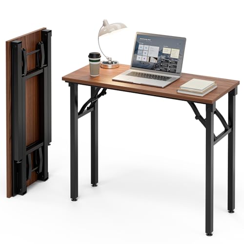 Frylr Small Folding Computer Desk – Portable 35.8 Inch Foldable Laptop Table, Collapsible and Compact for Easy Storage and...