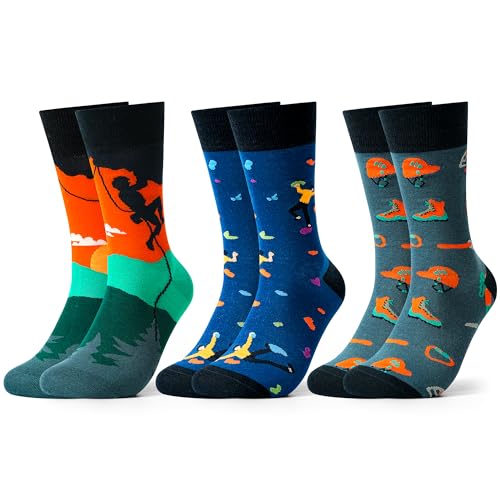 Belloxis Fun Novelty Socks for Men & Boys - Cotton Comfort Stocking Birthday Gift for Him, Dad, Son, Brother