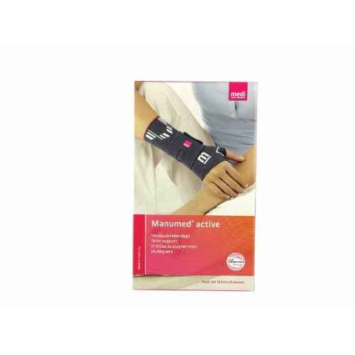Medi Manumed Active Knit Wrist Support Right (Silver) Small