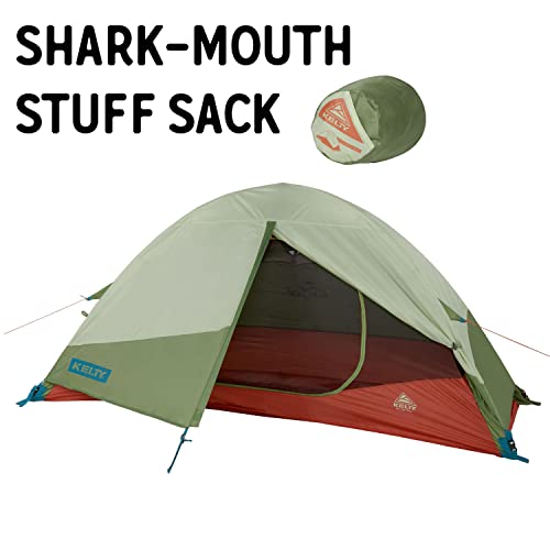 Kelty Tents Kelty Discovery Trail Backpacking Tent, Lightweight and Easy to Setup Backpacking Shelter with 2 Aluminum Pole...