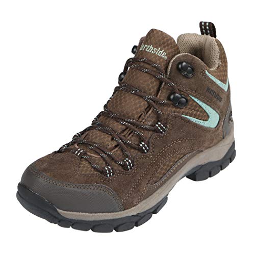 Northside Womens Pioneer Mid Leather Waterproof Hiking Shoe
