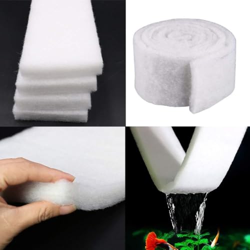 MDYPUINO Aquarium Filter Pad 39.4 x 11.8in Aquarium Filter Media for Crystal Clear Water Fish Tank Ponds Garden Saltwater ...
