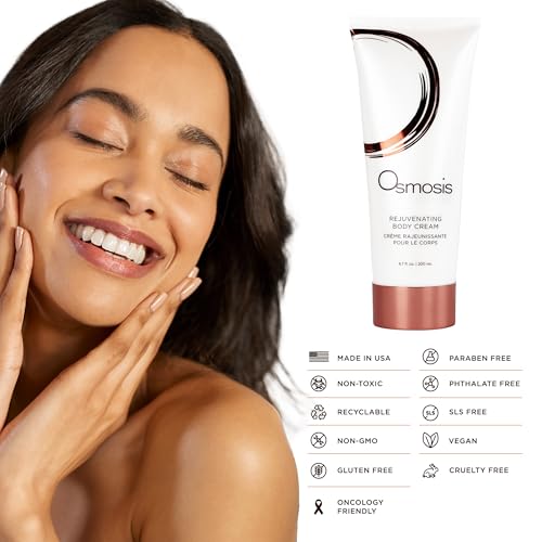 OSMOSIS REJUVENATING Body Cream Lotion, Boosts Collagen to Visibly Sculpt, Smooth and Tone Skin, 6.7 Fl Oz