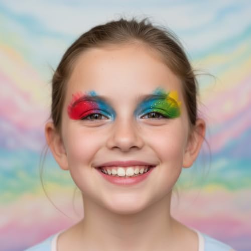 Barbie 35-Well Shadow Palette, Shimmery and Opaque Colors, Pigmented Blendable, 8 Application Brushes Ages 8+, by Townley ...