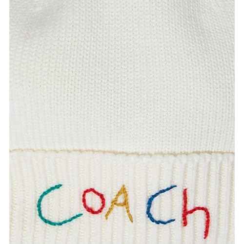 Coach Womens Embroidered Beanie with Gift Box
