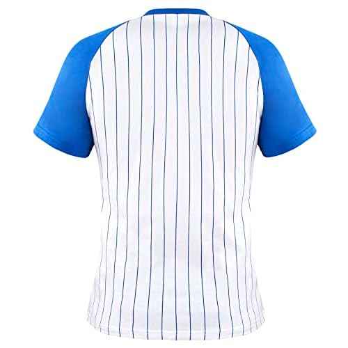 Womens City Baseball Fans V Neck Cage Raglan T-Shirts