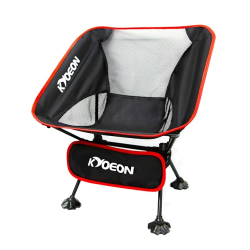 KYOEON Portable Camping Chair, Ultralight Durable Foldable Chair for Outdoor Camp,Travel, Beach, Picnic, Garden, Sport Stu...