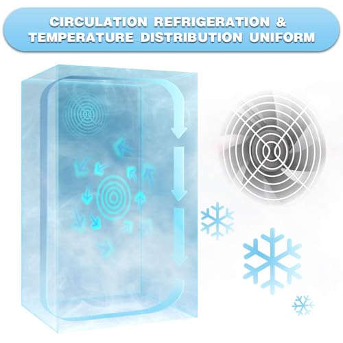 Antarctic Star Beverage Refrigerator Cooler -120 Can Glass Door Mini Fridge, for Soda Cola Beer or Wine Constant Glass Doo...