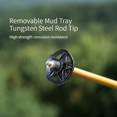 AONIJIE Trekking Poles -2 Ultralight Collapsible Carbon Fiber Hiking Poles with Anti-Shock and Quick Lock System, Folding ...