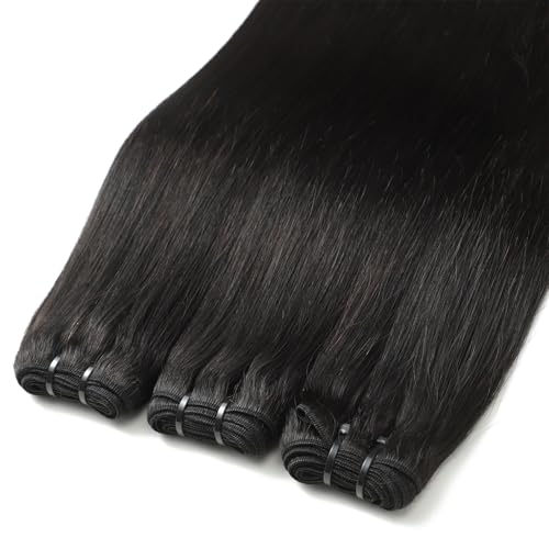 12A Human Hair Bundles 18 20 22 Inch Straight Bundles Human Hair 100% Brazilian Hair Extensions Quick Weave Raw Natural Black