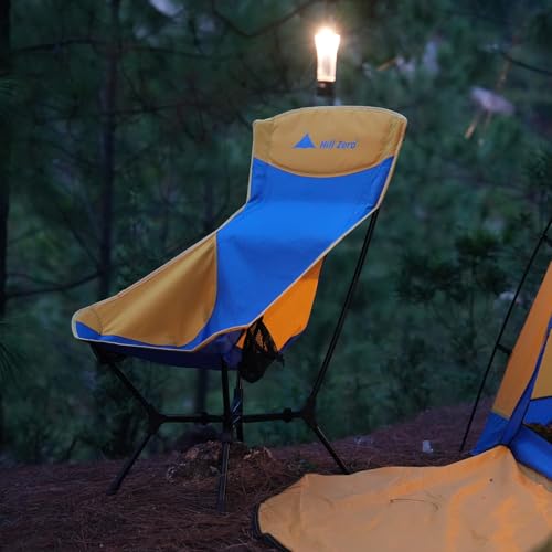Hill Zero Nimbus Oversized Camping Chair,Camping Chairs High Back, Packable, Portable, Camping, Hiking, Travel,441 lbs Cap...