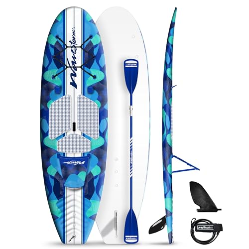 WAVESTORM 9ft6 SUP Kayak Hybrid Stand Up Paddleboard Foam Soft Top SUP for Adults and Kids of All Levels of Paddling Kaya...