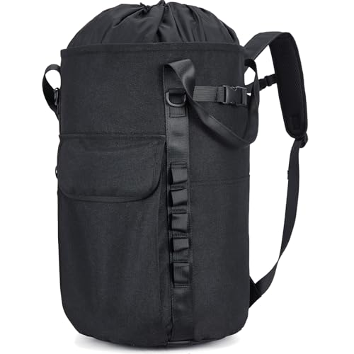 PAMLIAPY Arborist Rope Bag, 35L Tree Climbing Rope Bag, Arborist Equipment Bucket Backpack, Arborist Gear Carrier Bag with...