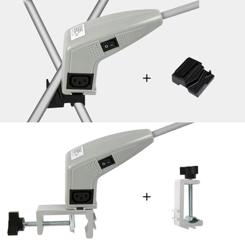 SUNLITOPTO Trade Show Lights LED Display and Exhibit Arm Lighting, Connectable Tradeshow Lights Included Clamps, Mounting ...
