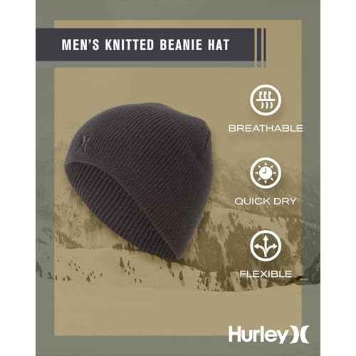 Hurley Men's Winter Hat - Classic Icon Beanie