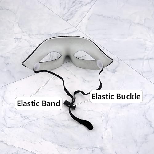 KEFAN 2 Pack Couple's Venetian Masks Set Masquerade Ball Mask Carnival Mardi Gras Prom Mask