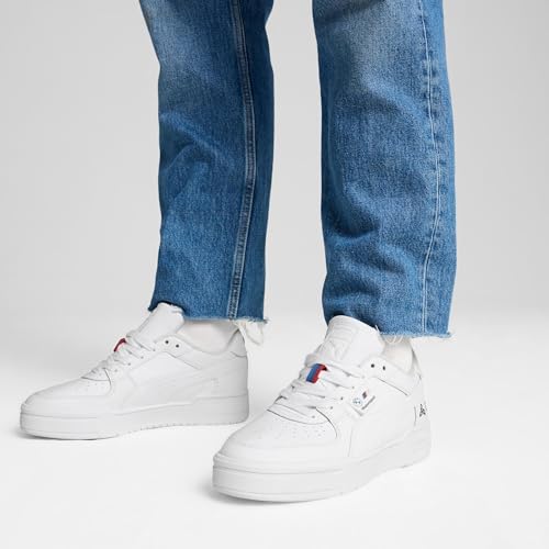 PUMA Men's BMW Motorsport CA Pro Shoes, White-Silver Mist, 11