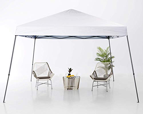 ABCCANOPY Stable Pop up Outdoor Canopy Tent 8 x 8 ft Base / 6 x 6 ft Top, White