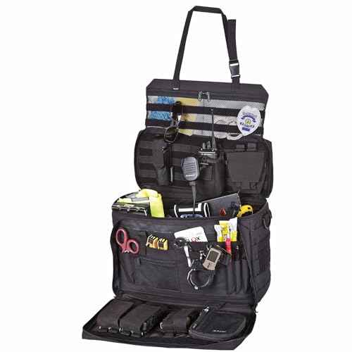 5.11 Tactical Wingman Patrol Bag ? Police Gear Car Seat Organizer for Law Enforcement, Black, Style 56045ABR
