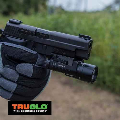 Truglo TFO Tritium & Fiber-Optic Handgun Sight Durable Snag-Resistant Glowing Front & Rear Night Sight, Compatible with Smith & Wesson M&P Series