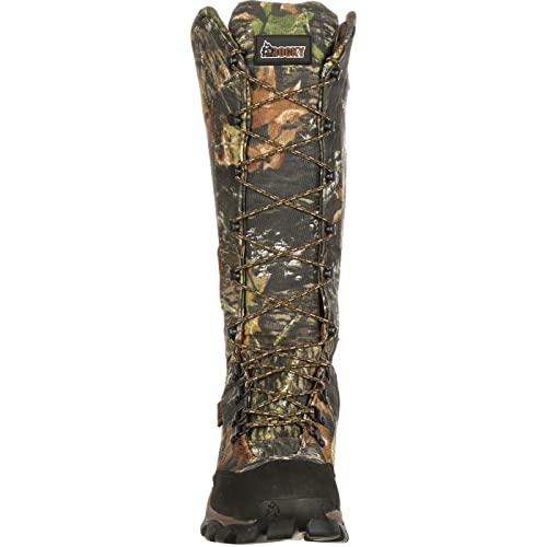 ROCKY Men's Camouflage Waterproof Side-zip Snake Boots