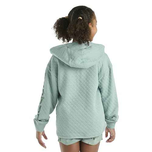 Carhartt Kid's CA7108 Long-Sleeve Quilted Jersey Half Zip Sweatshirt - Girls