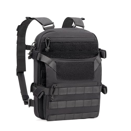 CLTAC ABP Tactical MOLLE Hydration Backpack Military Assault Vest Back Panel Pack for Men Training Hiking Airsoft