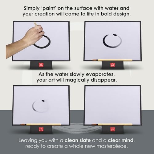 Buddha Board – The Original Water Painting Board for Mindfulness & Creativity – Unique Gift for Artists, Adults & Kids – M...