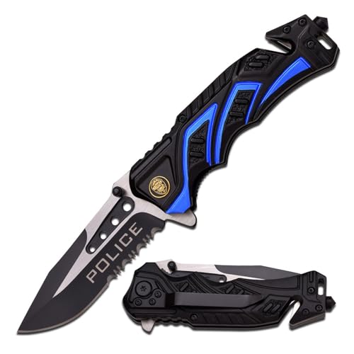 MTECH USA 8" Pocket Folding Knife Blade - Rescue Pocket Knife - Hunting Knives, Military, EDC - Survival and Camping Gear