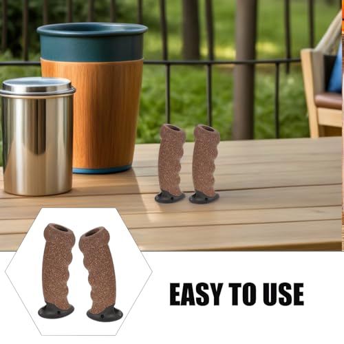 Kisangel Cork Hiking Pole Handle Replacement Grip for Trekking and Ski Poles Outdoor Comfortable Weather Resistant Easy In...