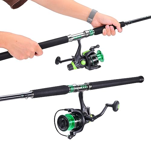 Sougayilang Spinning Fishing Combo Catfish Fishing Rod and Reel,Comfortable EVA Non-Slip Grips,Aluminum Reel Seat and Size...