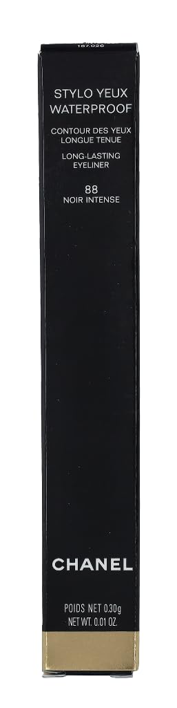 Chanel STYLO YEUX WATERPROOF Long-Lasting Eyeliner 0.01 oz / 0.30 g (88 Noir Intense)