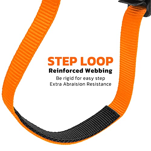 GM CLIMBING Foot Loop Ascender Sling Adjustable for Rope Ascending Climbing Arborist Caving Aid Climbing Gear SRT Rope Wal...