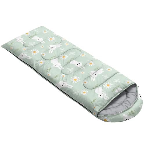 AILONEN Cartoon Car Sleeping Bags,Lightweight & Waterproof,3 Season Warm & Cool Weather,Cute Stars Printed Vehicles Transp...