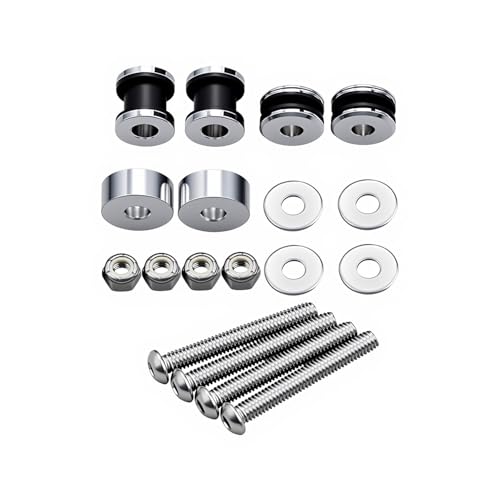 TCMI Motorcycle Sissy Bar Docking Hardware Kit for Harley Touring FLSTC FXSTSB FXSTS FXSTC FLSTF FXST FXSTB FLSTN 1984-2025