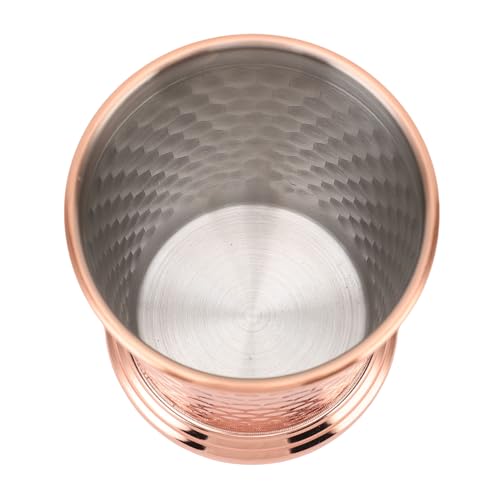 Zerodis 304 Stainless Steel Drinking Cup, Tumblers & Water Glasses Shiny Finish Unbreakable Cocktail Glass Beer Glasses Be...
